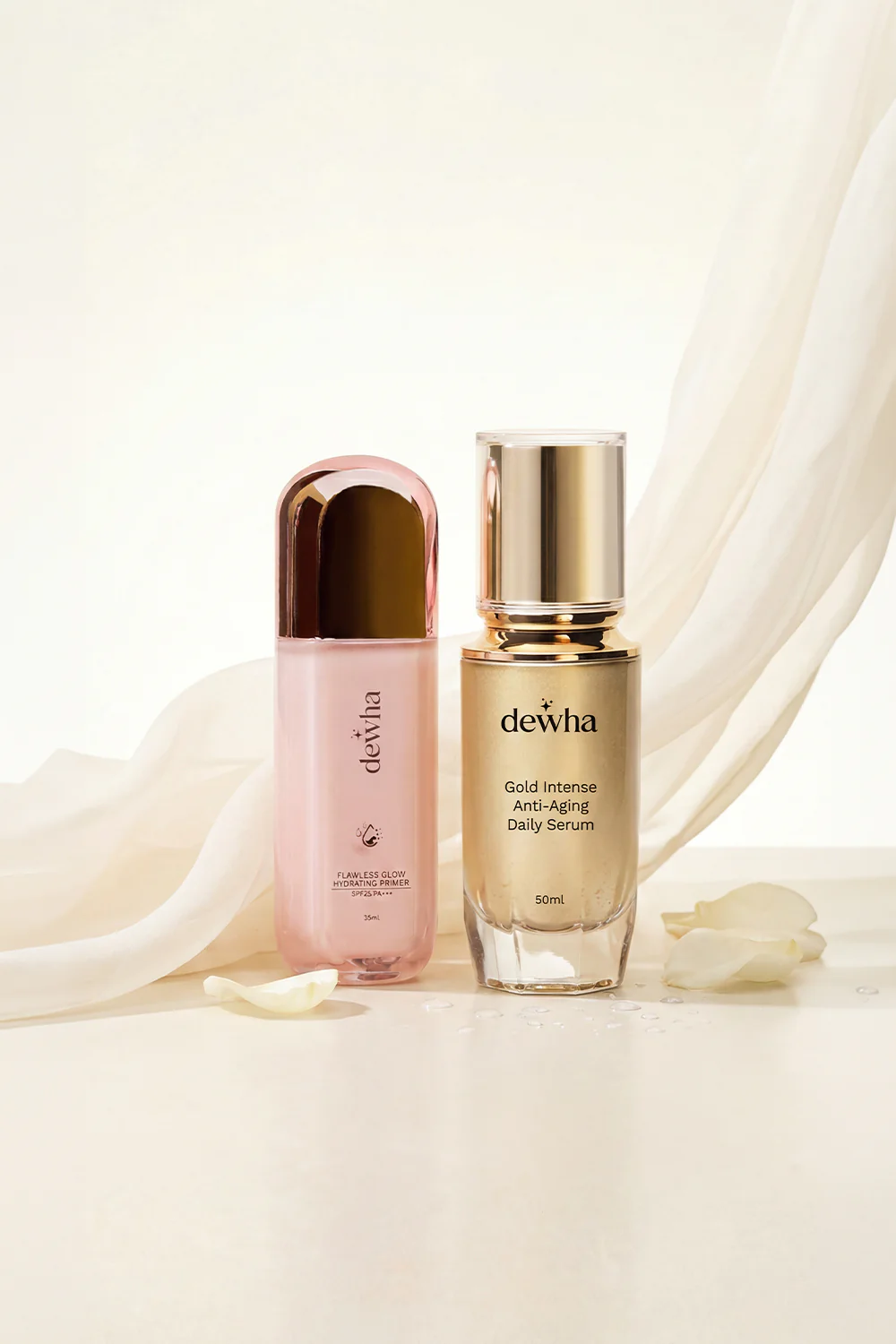 Summer Glow Prep Duo (Flawless Glow Hydrating Primer + Gold Intense Anti-Aging Serum) - Image 6