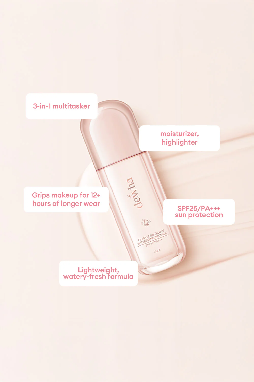[NEW USERS] Flawless Glow Hydrating Primer SPF 25/ PA+++ - Image 4