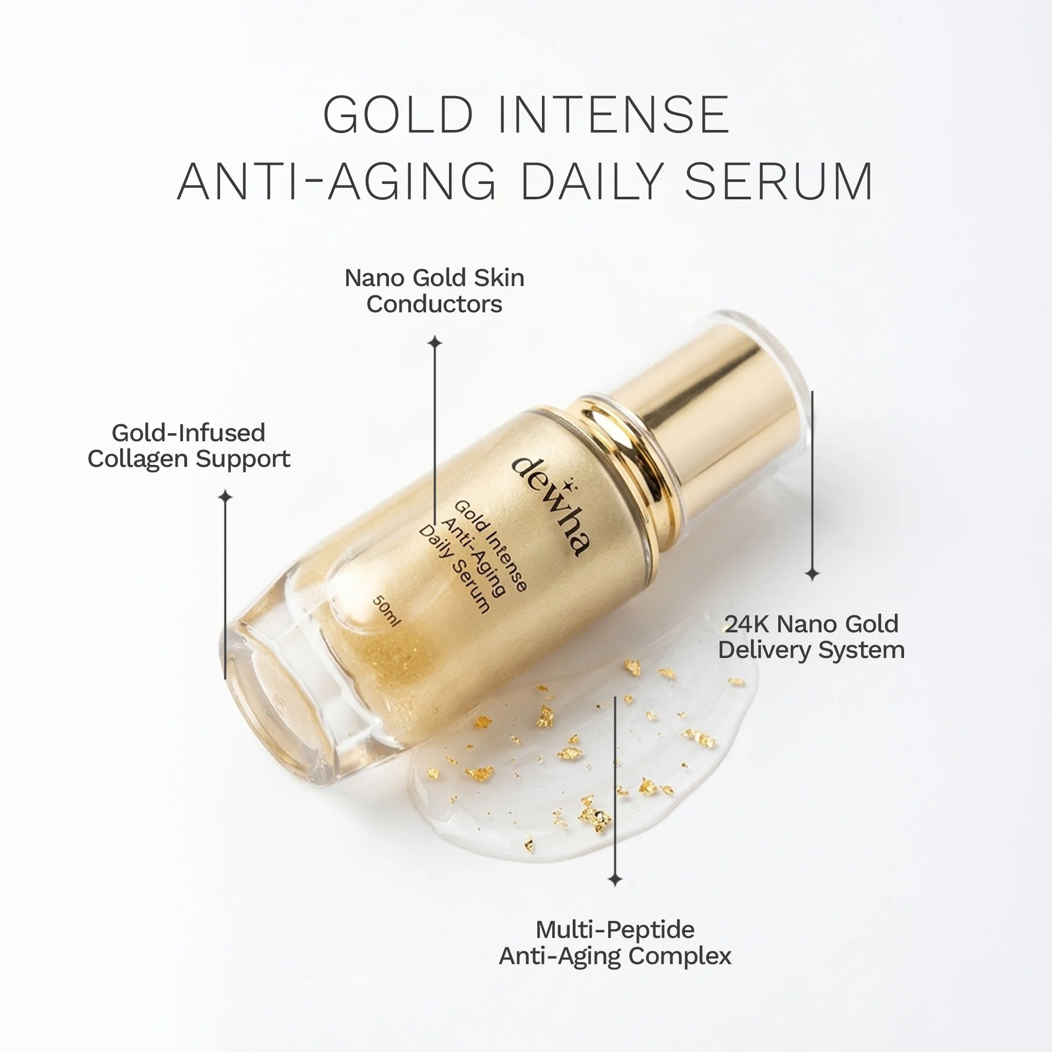 Gold Intense Anti-Aging Daily Serum - Image 3