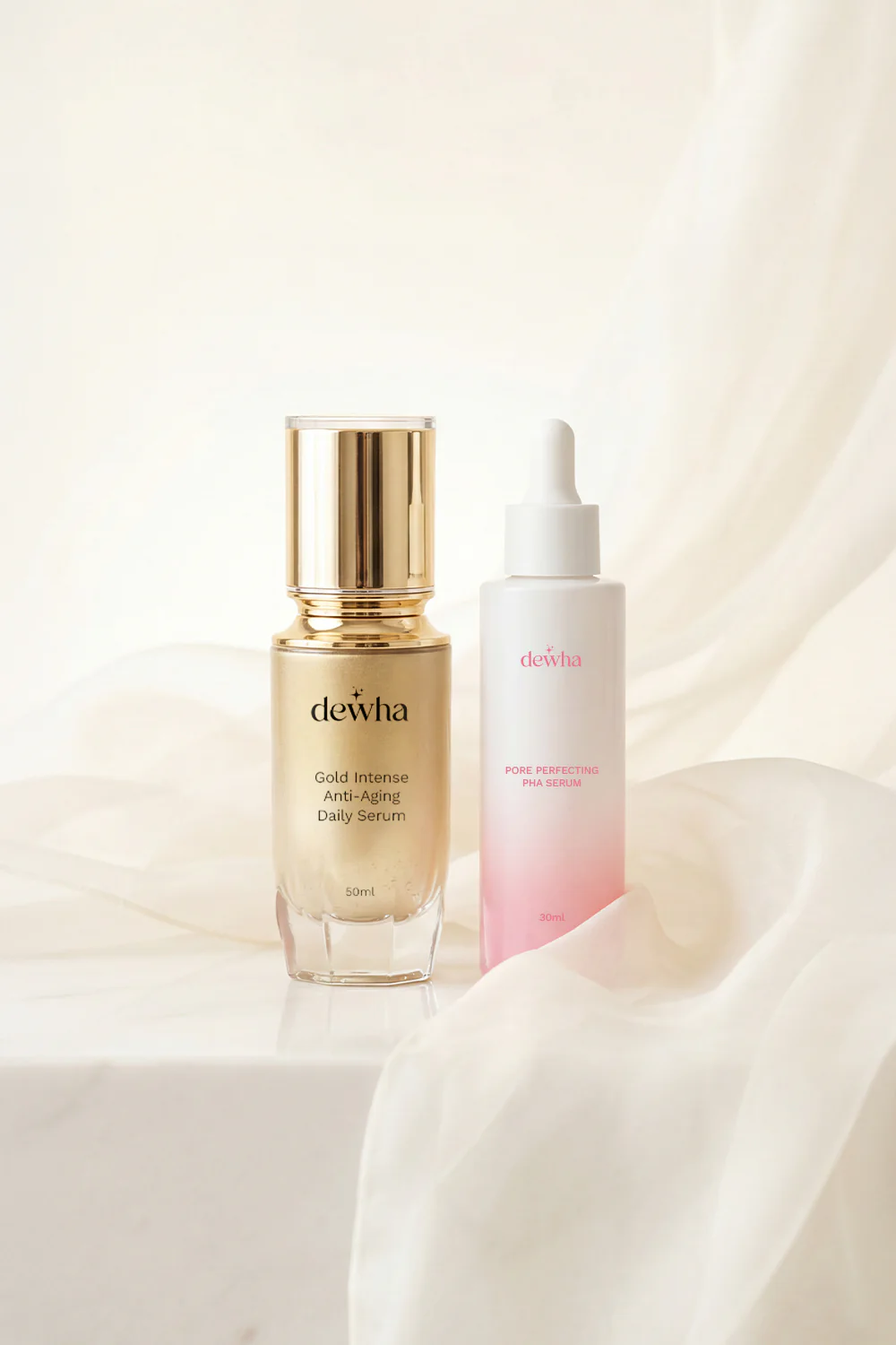 Clear & Firm Serum Duo (Pore Perfecting PHA Serum + Gold Intense Anti-Aging Serum) - Image 6